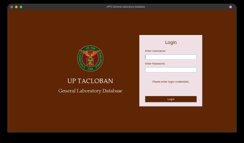 GLIMS login screen