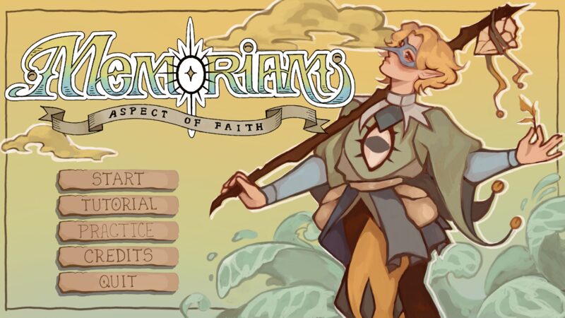 Memoriam title screen